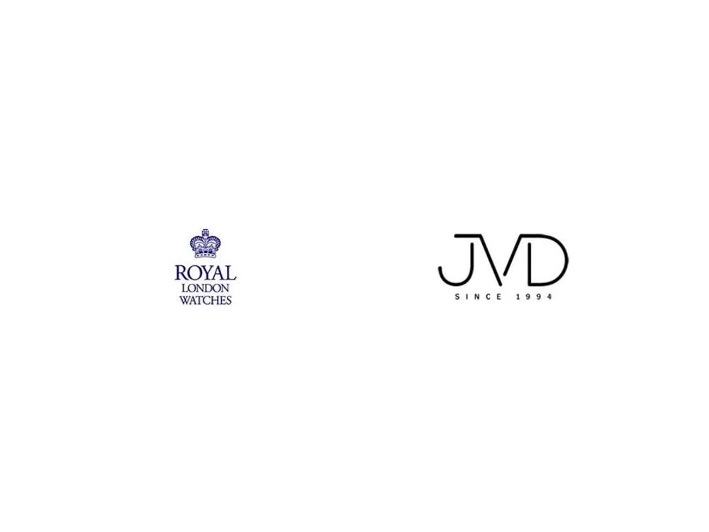 Značky hodinek Royal London a JVD design